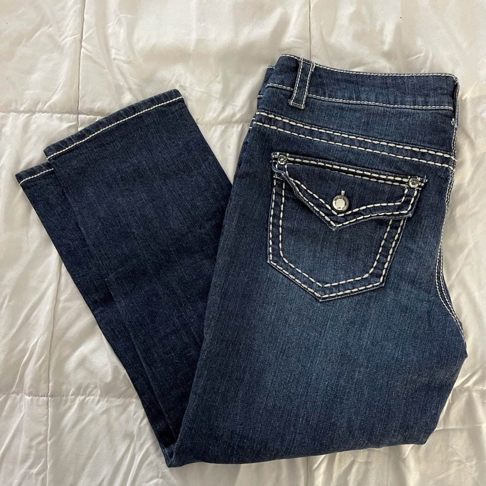 Paisley Sky Jean Capris